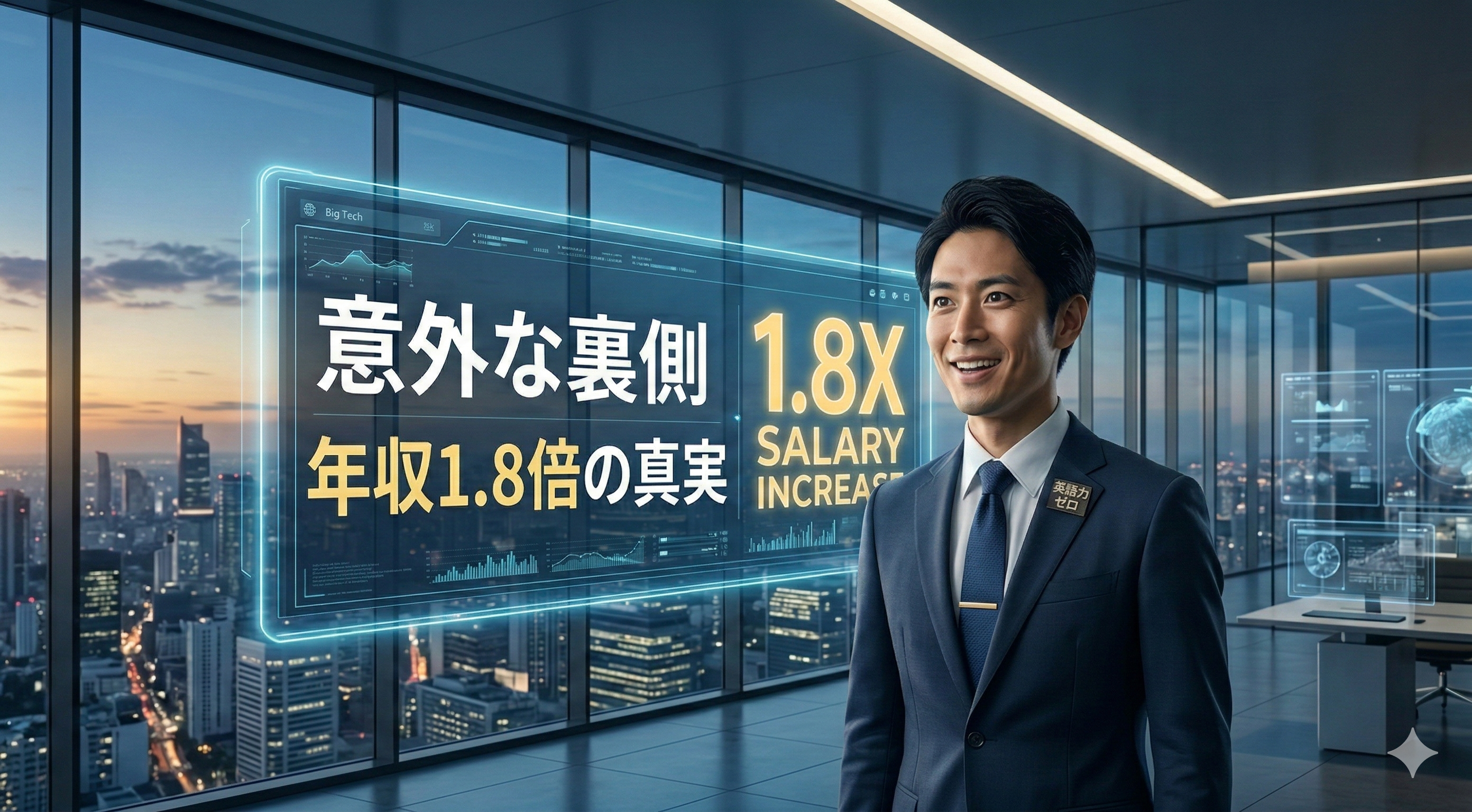 英語力ゼロでGAFAマネージャー!? 外資系企業の「意外な裏側」と年収1.8倍の真実