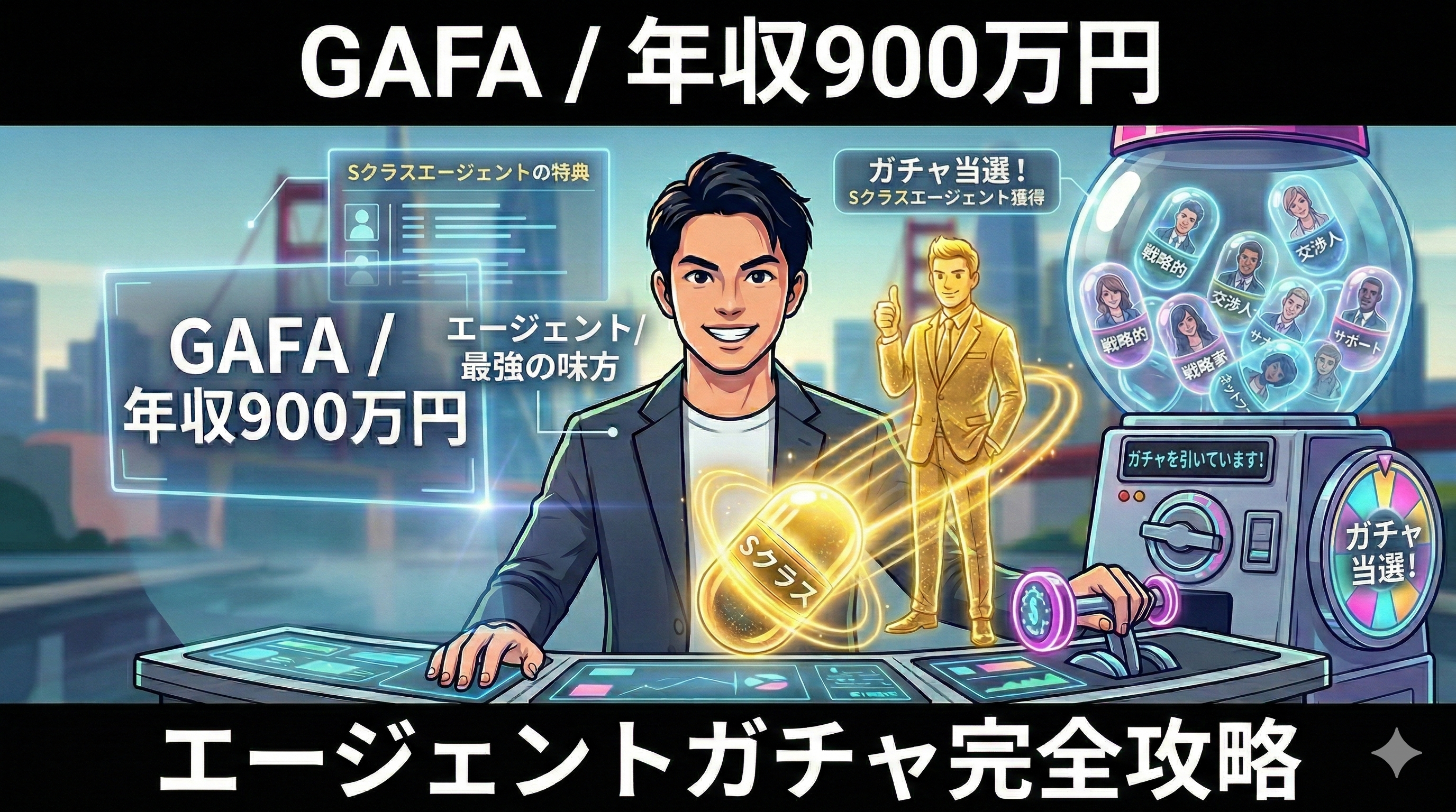 年収900万でGAFAへ。担当ガチャを制して「最強の味方」を作るエージェント活用術